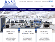 Tablet Screenshot of baseinc.com